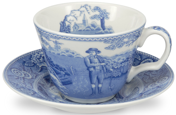 Cup and Saucer Woodman